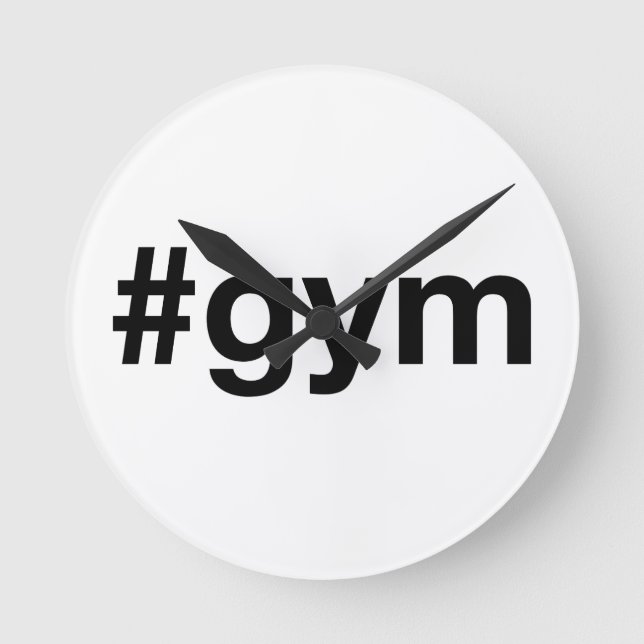 Gym Round Clock (Front)