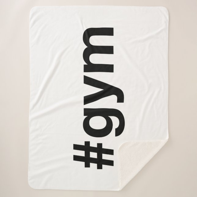 Gym Sherpa Blanket (Front)