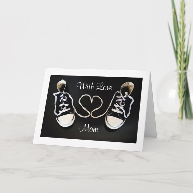 Gym Shoes and Love Mother's Day Card (Front)