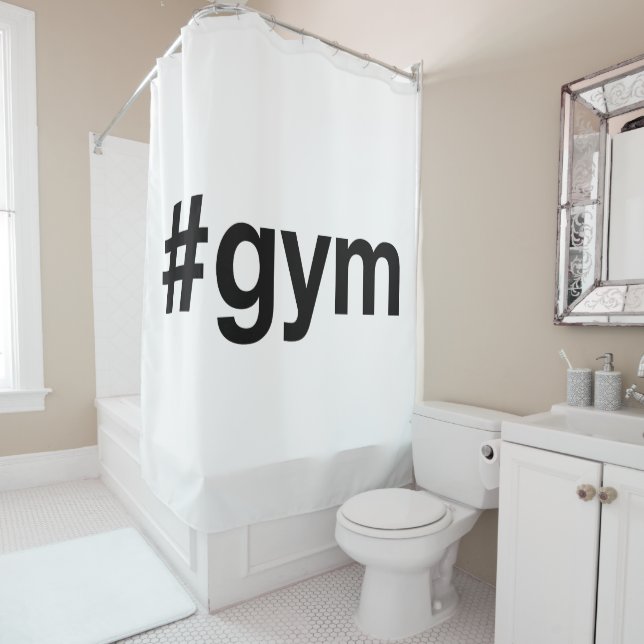 Gym Shower Curtain (In Situ)