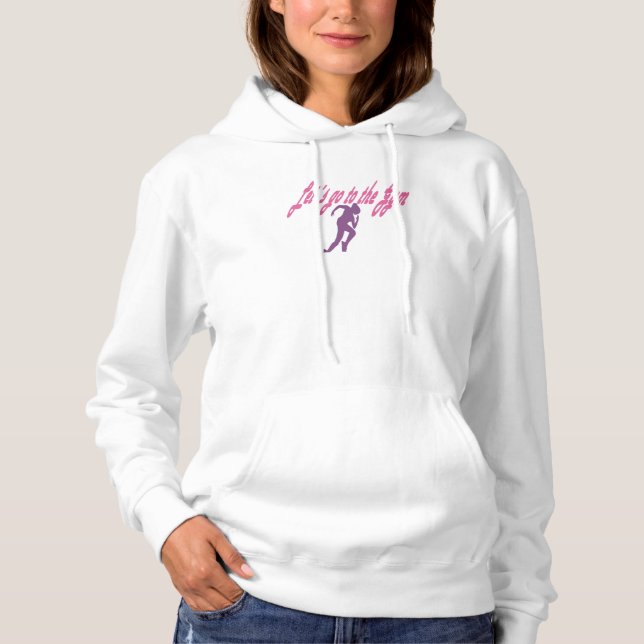 gym sportswear for women hoodie (Front)