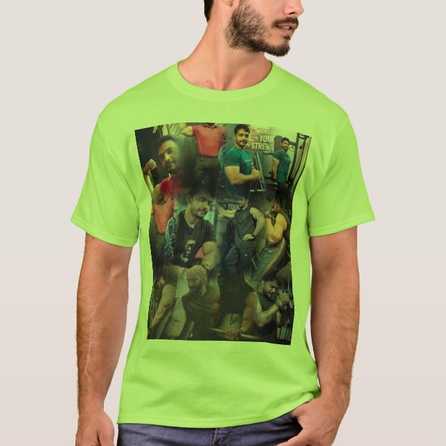 Gym t-shirt Cotton printed items  (Front)