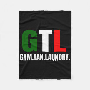 Gym Tan Laundry Gtl New Jersey Nj Shore Fleece Blanket