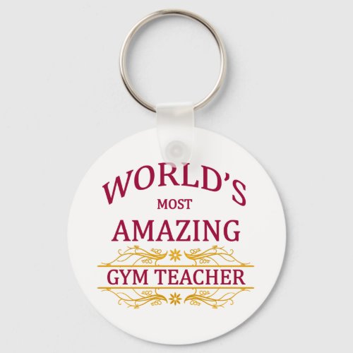Gym Teacher Keychain