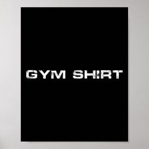 Gym Tee Bodybuilding Weightlifting Lover Workout V Poster