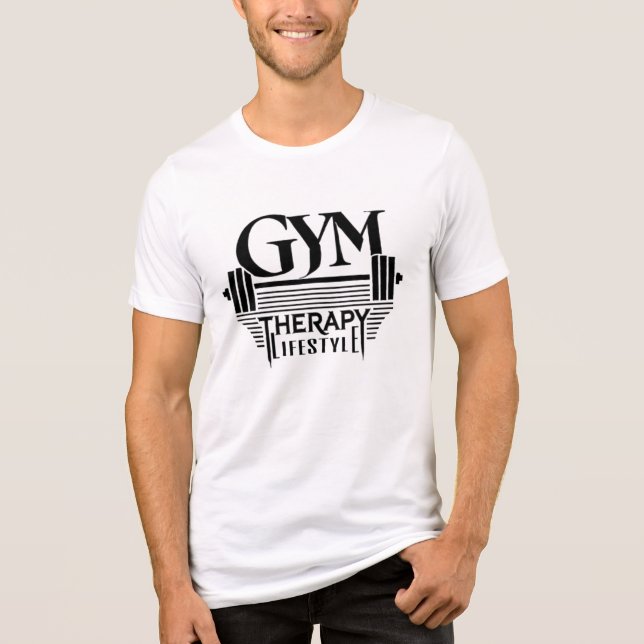 GYM Therapy Lifestyle Tri-Blend Shirt (Front)
