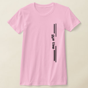Gym Time – Minimal Women's Fitness Workout T-Shirt