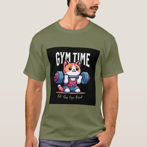 Gym Time Sweat Smile Repeat T_Shirt T_Shirt
