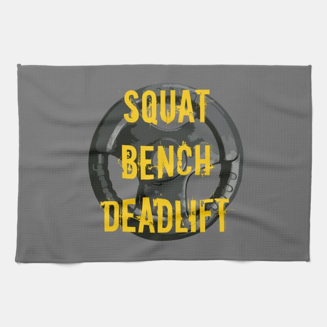 Gym Towel Squat Bench Deadlift (Horizontal)