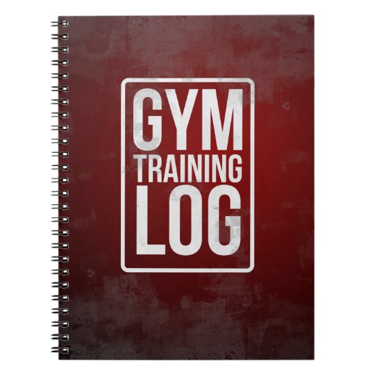 Gym Training Log Notebook | Zazzle.com