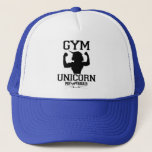 Gym Unicorn-trucker Hat at Zazzle