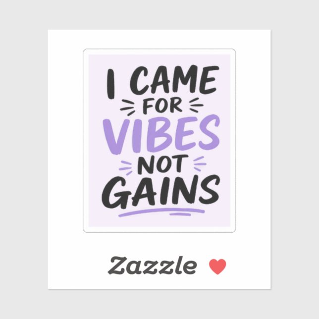 Gym Vibes Sticker (Sheet)
