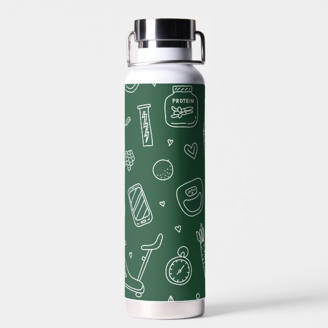 gym water bottle  (Back)