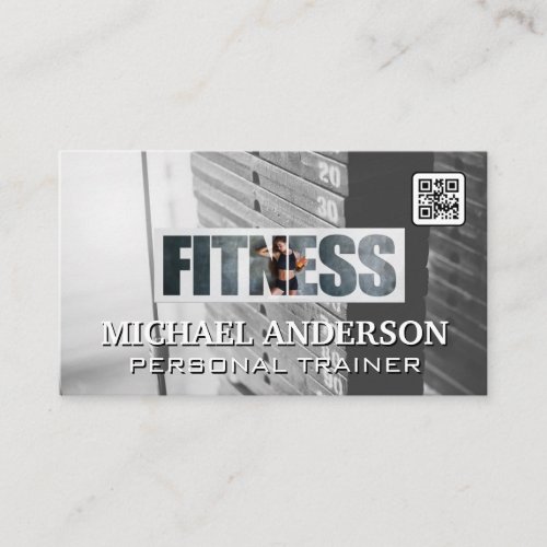 Gym Weights | Fitness | Health | Personal Trainer Business Card