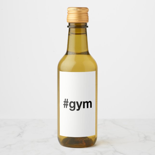 Gym Wine Label (Front)