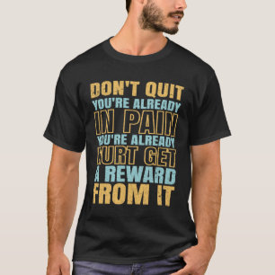 Gym Workout Fitness Exercise Personal Trainer Moti T-Shirt