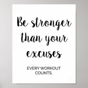 Gym, Workout, Fitness Motivational Wall Decor