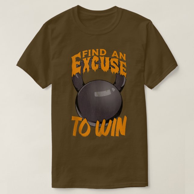 Gym Workout Motivational Quote Kettlebell Weight W T-Shirt (Design Front)