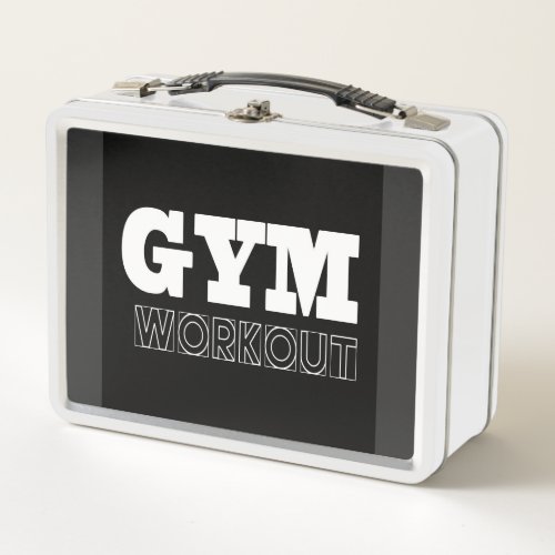 Gym Workout Pump Cover Fitness Lunch Box
