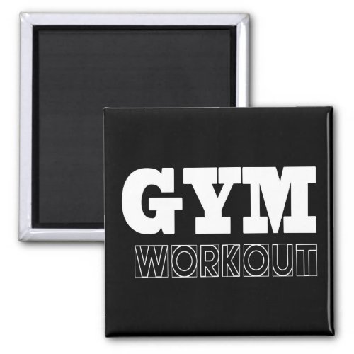 Gym Workout Pump Cover Fitness Magnet