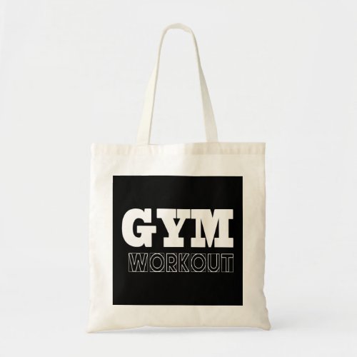 Gym Workout Pump Cover Fitness Tote Bag