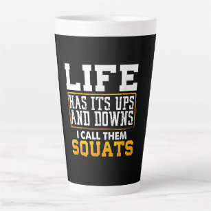 Gym Workout Weights Squat Men Women Espresso Cup