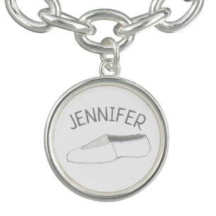 Gymastics Coach Dance Teacher Acro Acrobatics Shoe Charm Bracelet
