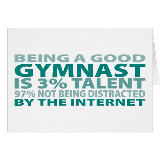 Gymnast 3% Talent Cards (Front Horizontal)