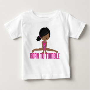 Gymnast-African American Baby T-Shirt