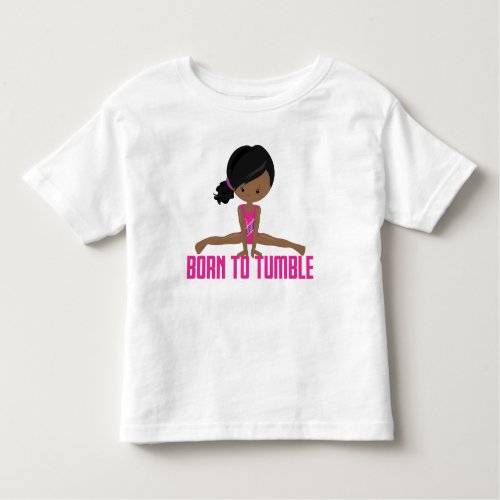 Gymnast_ African American Toddler T_shirt