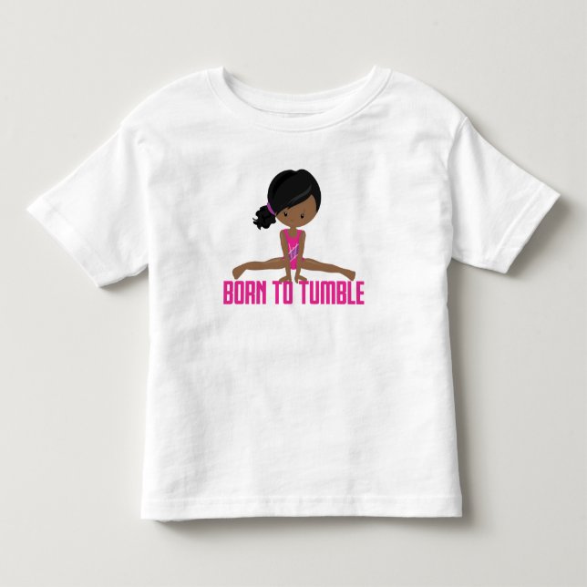 Gymnast- African American Toddler T-shirt (Front)