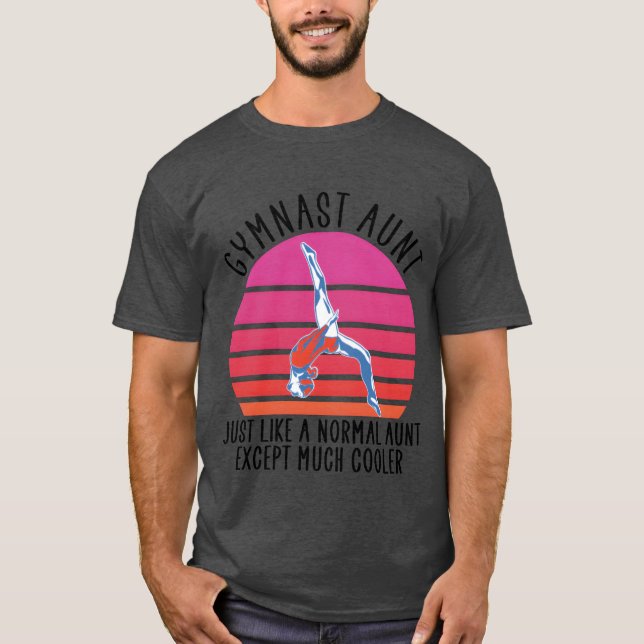gymnast aunt family T-Shirt (Front)
