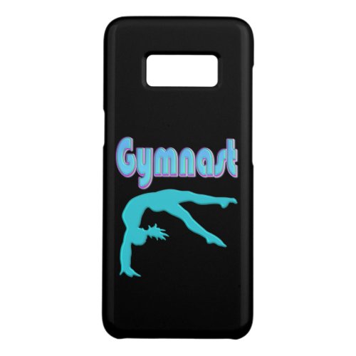 Gymnast Back Handspring Step Out Teal Case_Mate Samsung Galaxy S8 Case