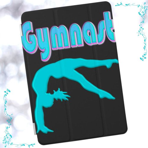 Gymnast Back Handspring Step Out Teal iPad Air Cover