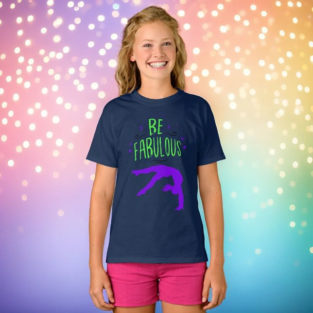 Gymnast "Be Fabulous" Gymnastics T-Shirt (Creator Uploaded)