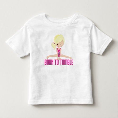 Gymnast_ Blonde Toddler T_shirt