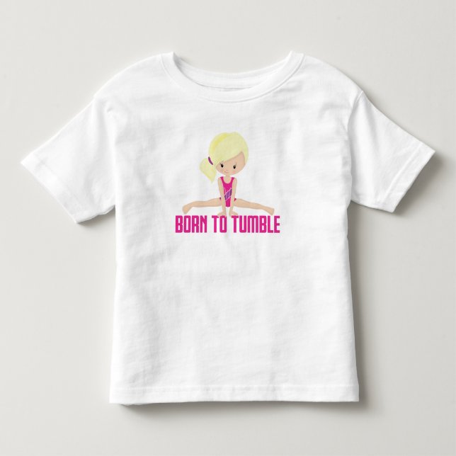 Gymnast- Blonde Toddler T-shirt (Front)