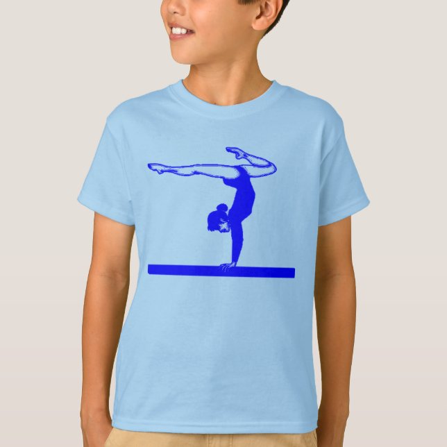 Gymnast (blue) T-Shirt (Front)