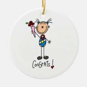 Gymnast Champion Ceramic Ornament