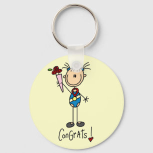Gymnast Champion Keychain