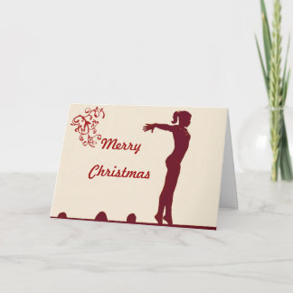 Gymnast Christmas Card
