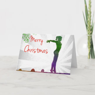 Gymnast Christmas Card