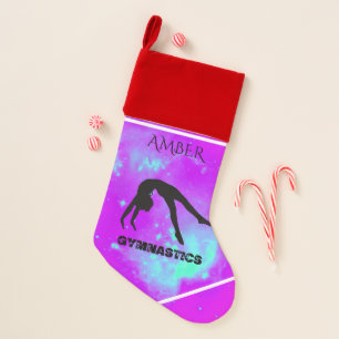 GYMNAST Christmas stocking / personalized.