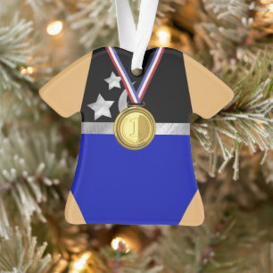 Gymnast Custom Leotard Color Ornament