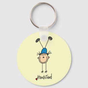 Gymnast Doing Handstands Keychain