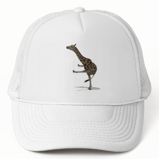 Gymnast Giraffe Trucker Hat