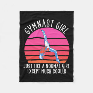 Gymnast Girl Fleece Blanket