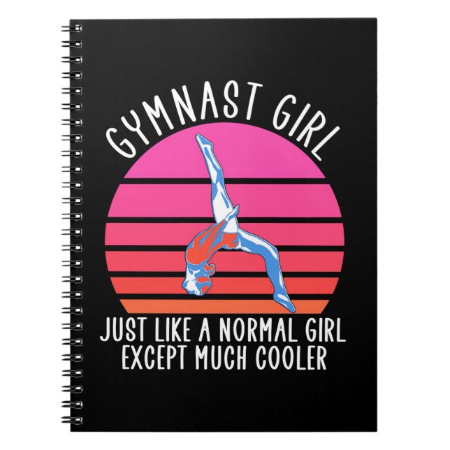 Gymnast Girl Notebook (Front)