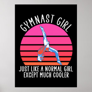 Gymnast Girl Poster
