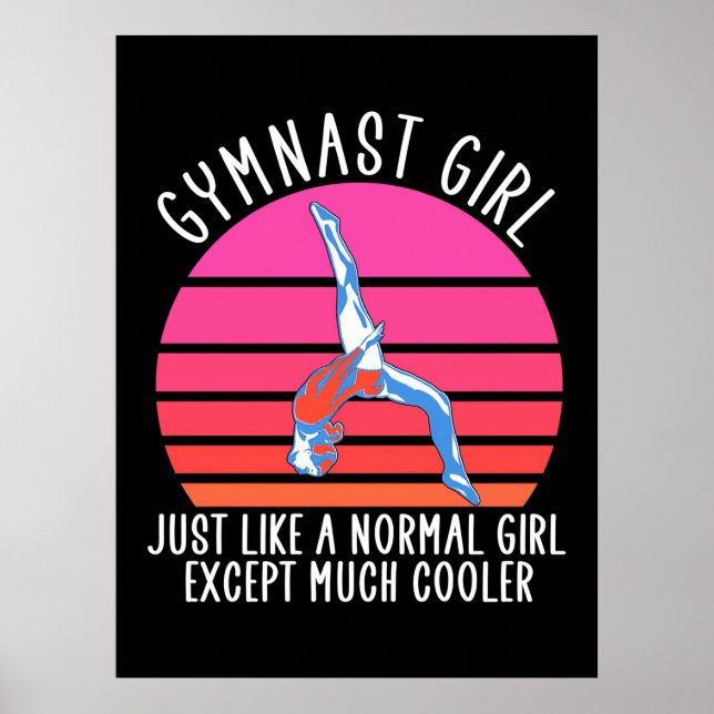 Gymnast Girl Poster (Front)